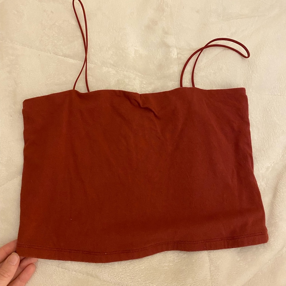 Maroon Cami